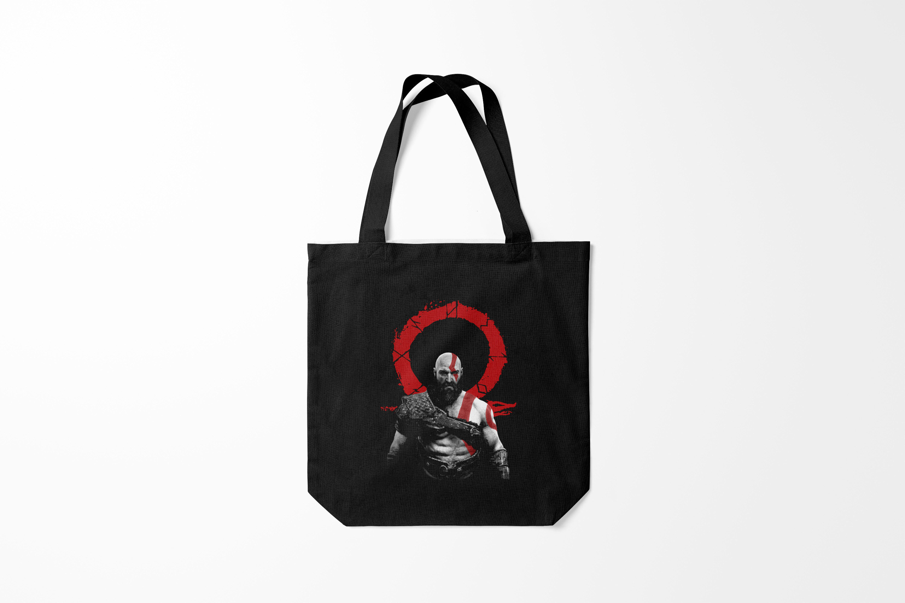 

Сумка шoппер унисекс Burnettie God of war, черный, God of war