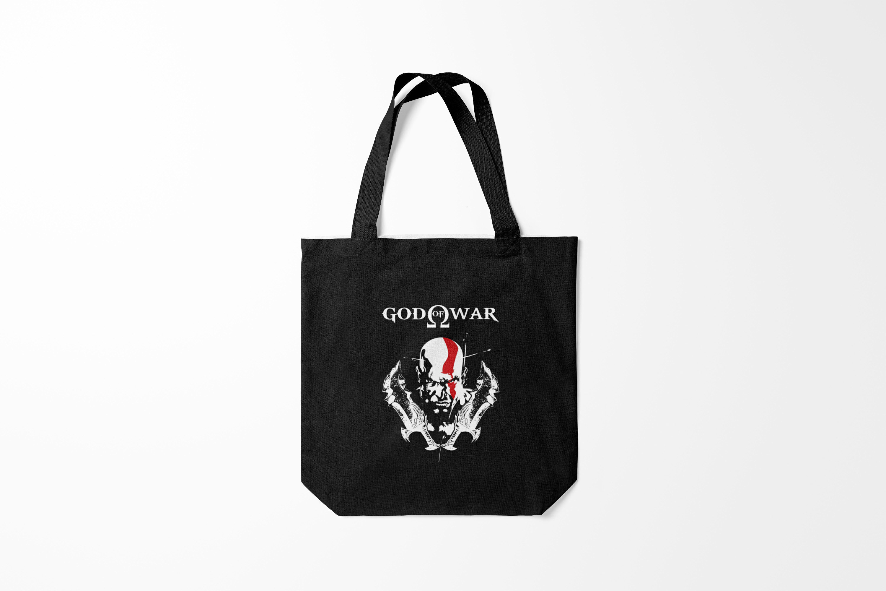 

Сумка шoппер унисекс Burnettie God of war, черный; красный, God of war