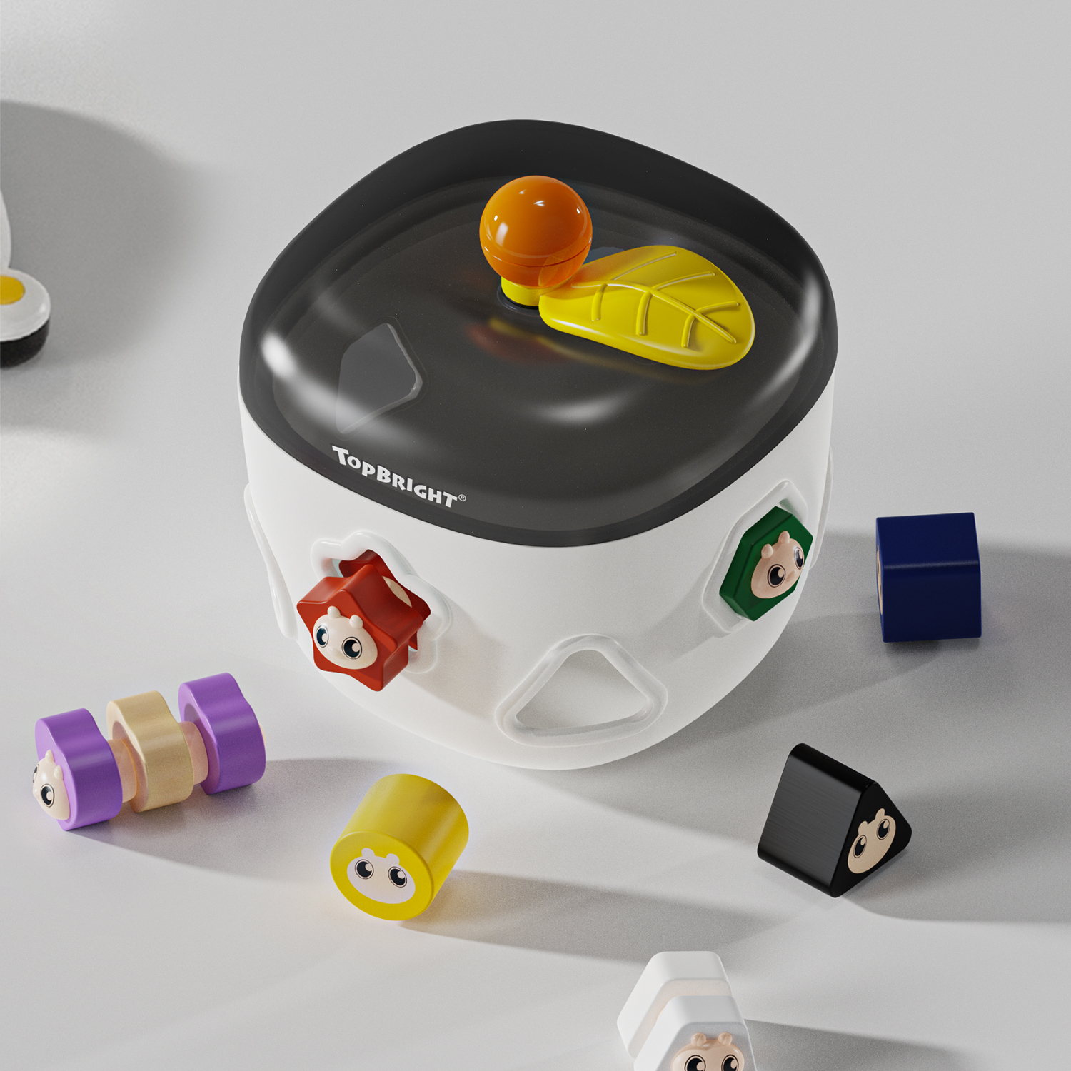Игровой набор TOPBRIGHT, Сортер Яблоко для малышей