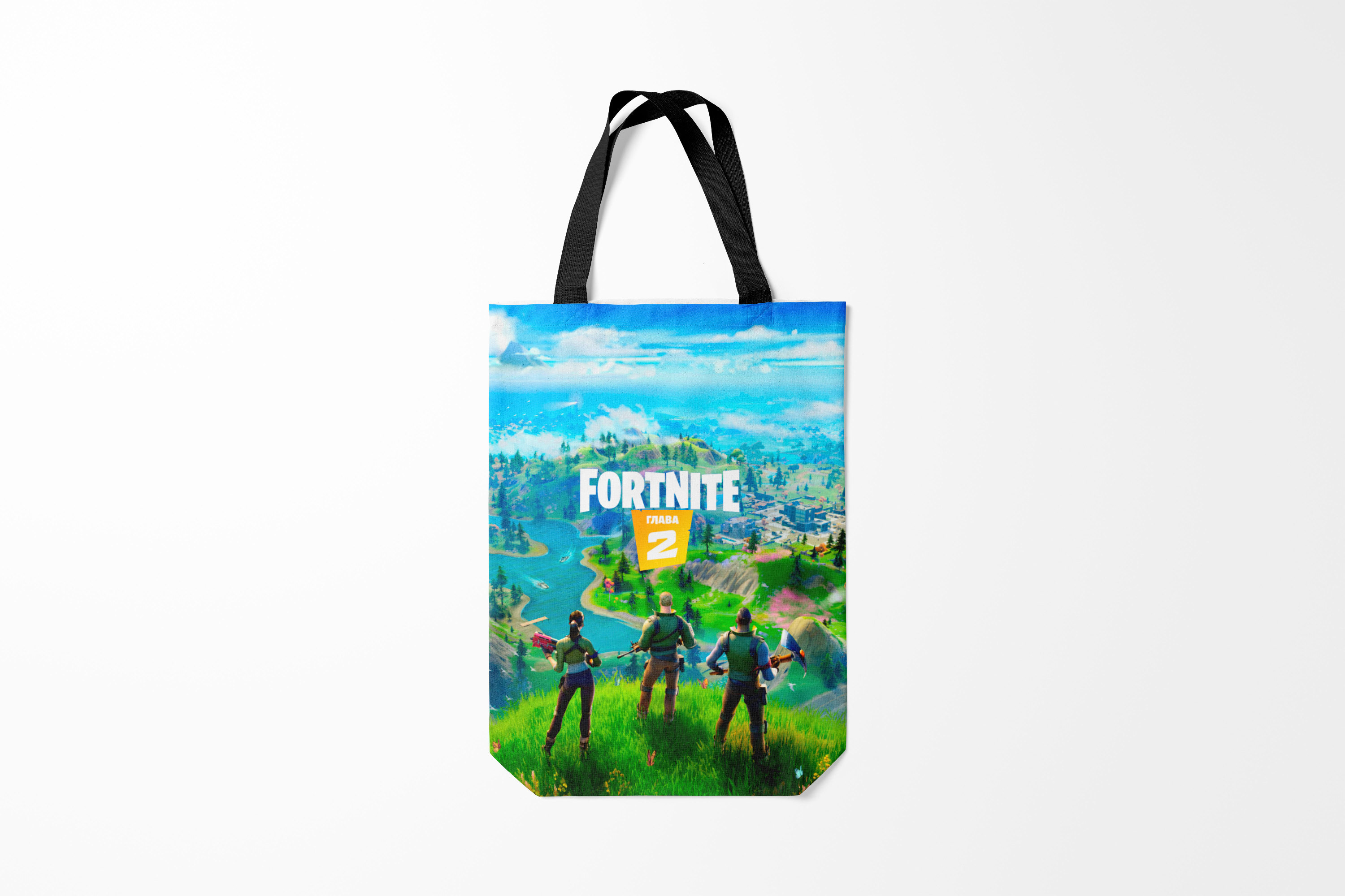 

Сумка шoппер унисекс Burnettie Fortnite ФОРТНАЙТ X, белый, Fortnite ФОРТНАЙТ X