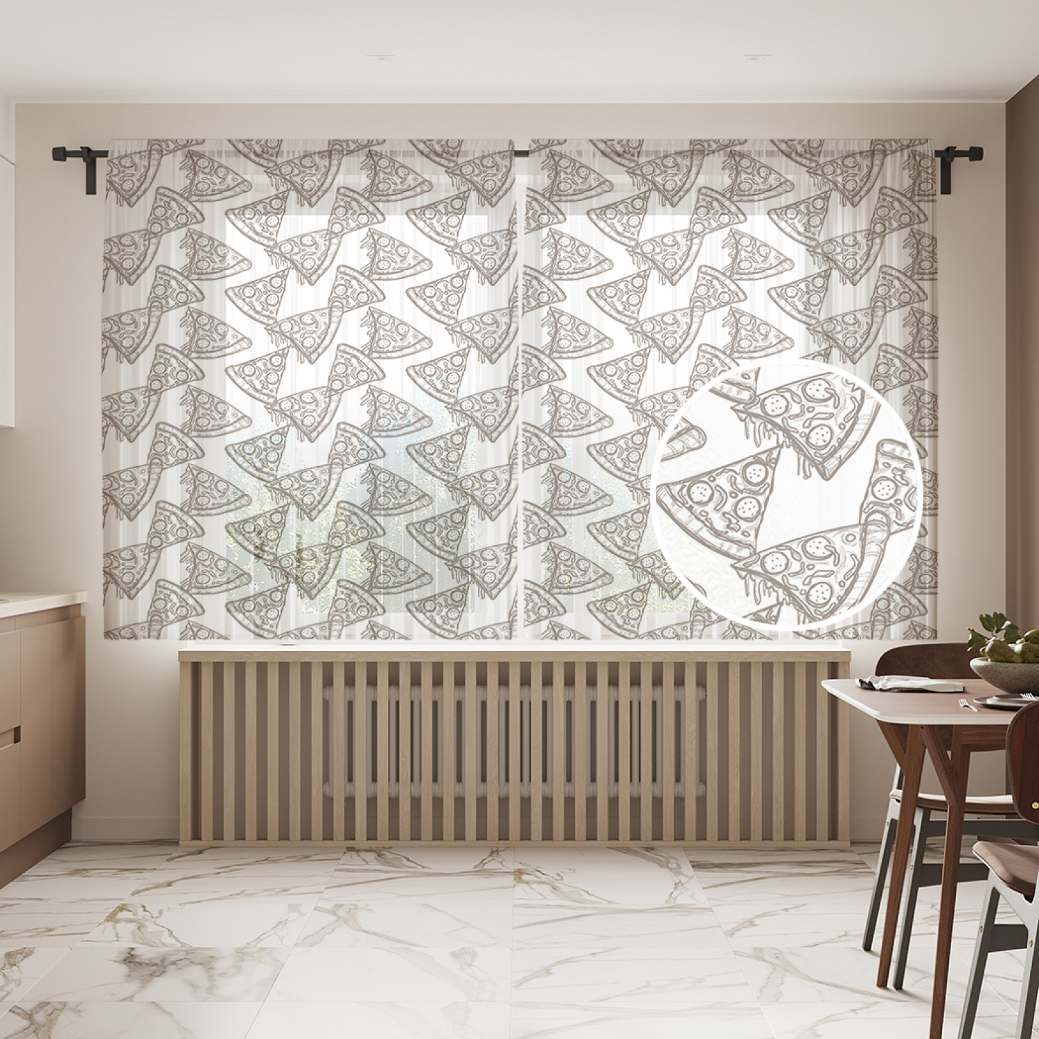 

Шторы и тюль tul_89345_145x180 Кусочек пиццы JoyArty, Кусочек пиццы