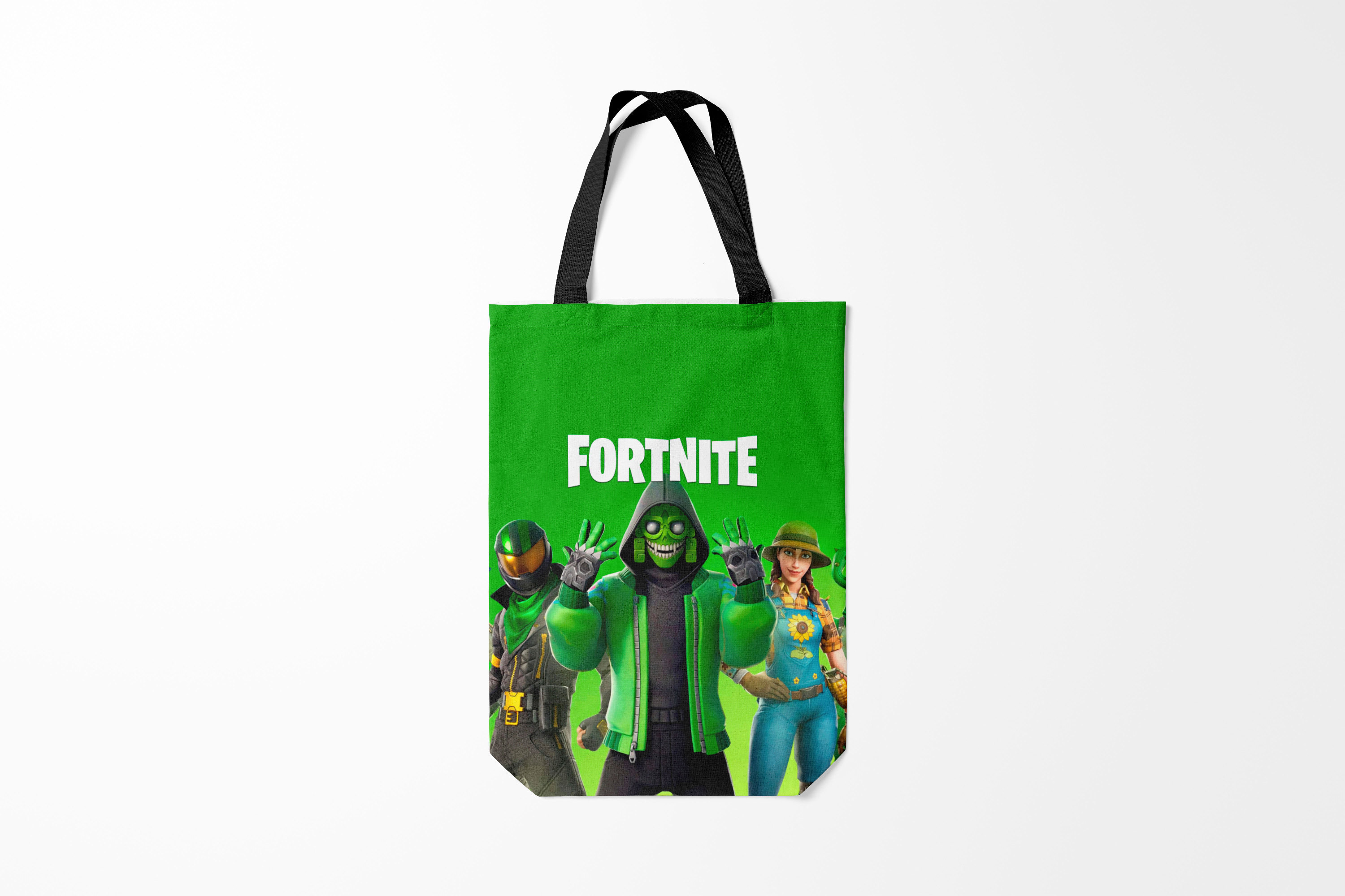 

Сумка шoппер унисекс Burnettie Fortnite ТАНУКИ, черный; розовый, Fortnite ТАНУКИ