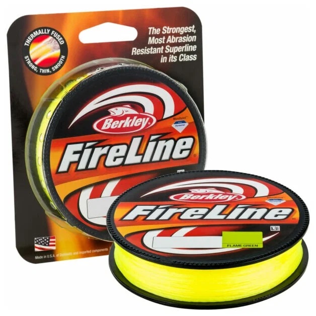 Шнур Berkley Fireline Flame Green 110м. 0.10мм. GREEN