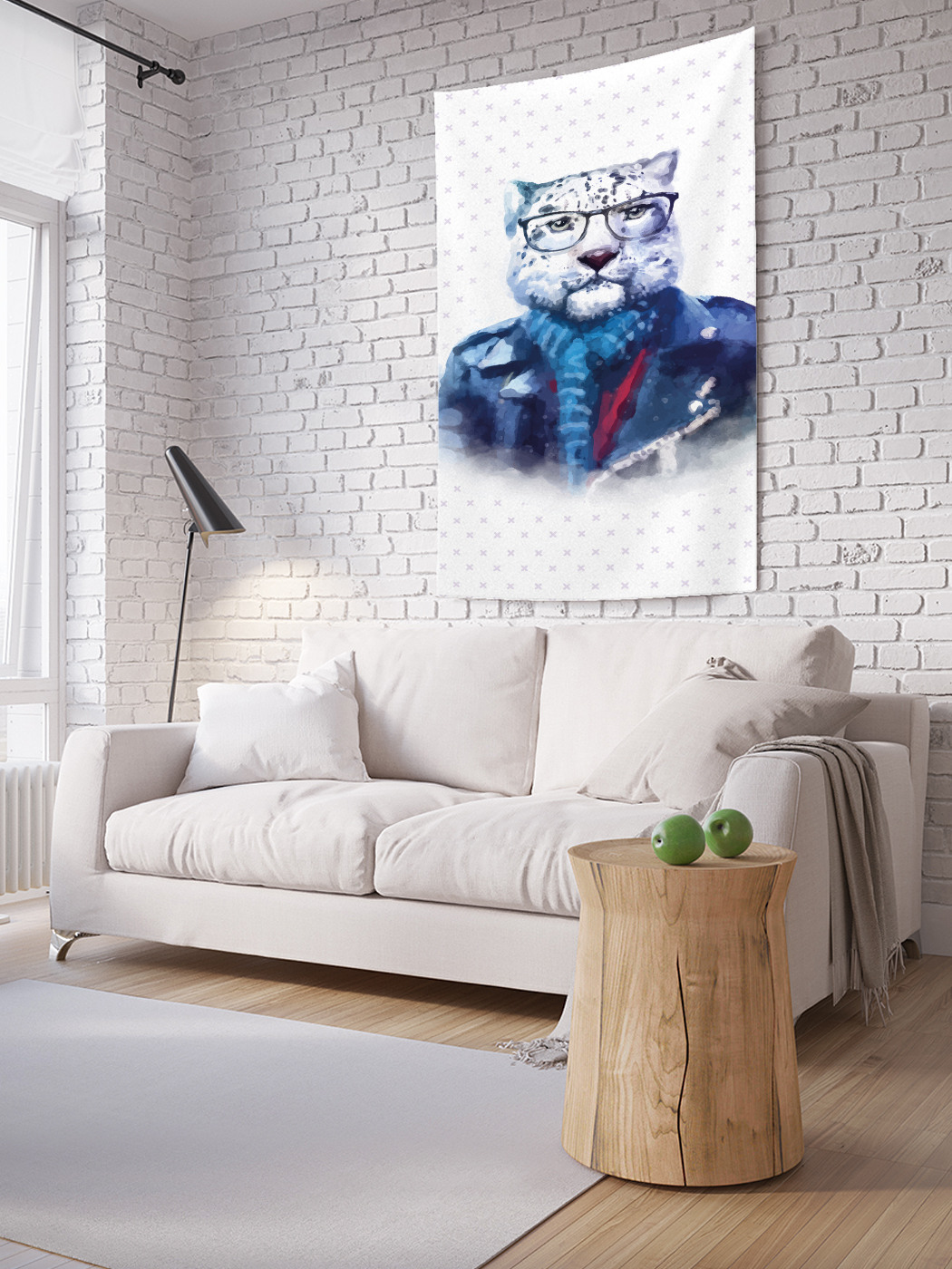 

Вертикальное фотопанно на стену JoyArty Деловой барс 100x150 см, Деловой барс