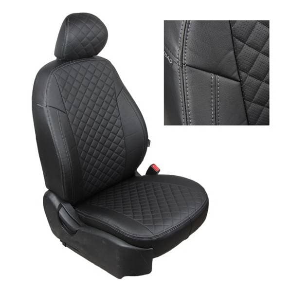 

Авточехлы Автопилот для Ford Focus 2 Comfort fo-fo-f2-chch-r Ромб цвет черный