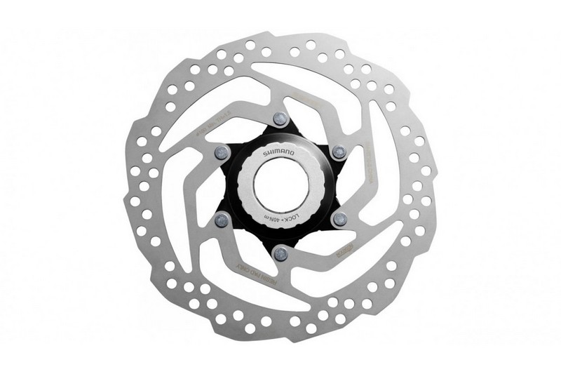 фото Тормозной диск shimano rt30, 160мм, c.lock, только для пласт колод