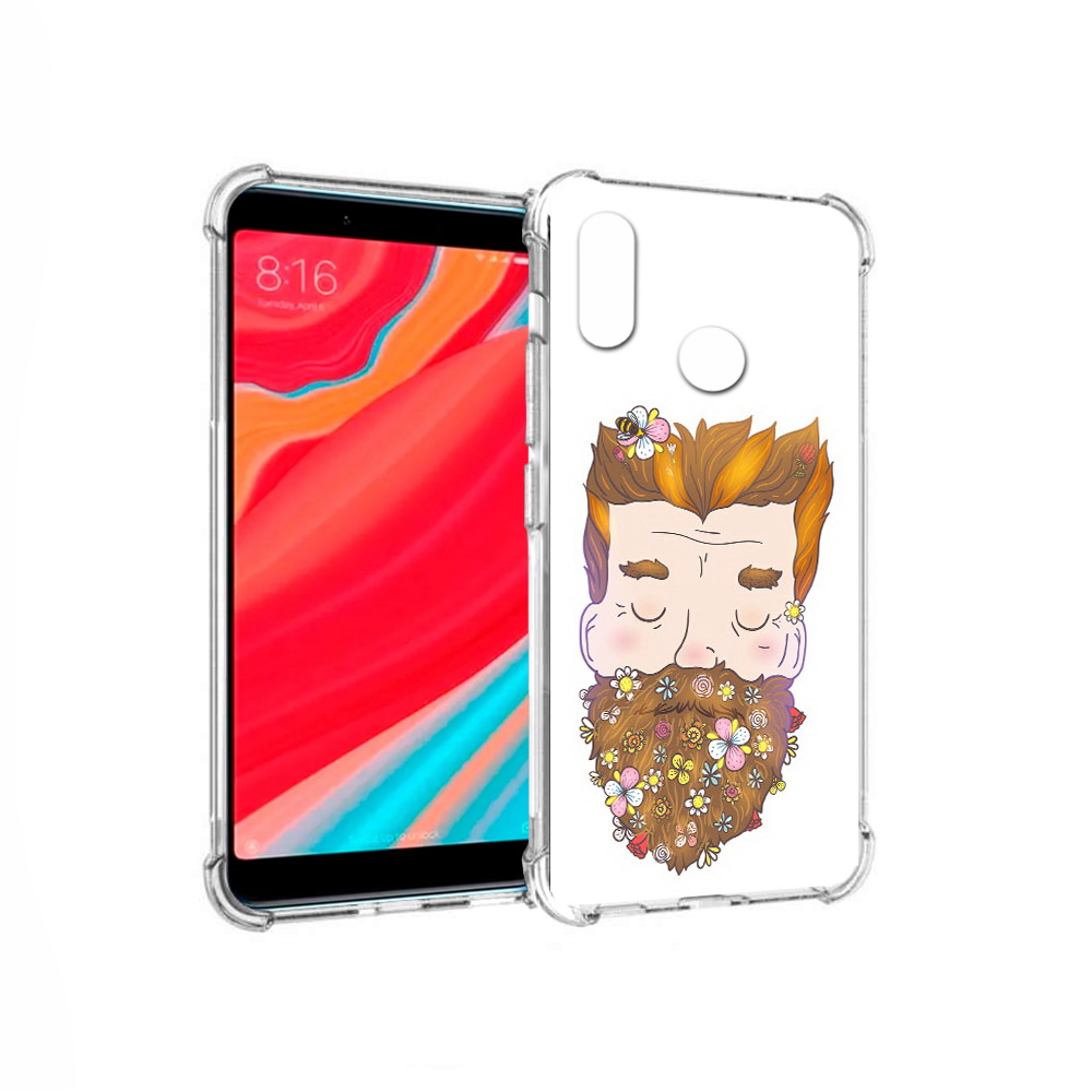 

Чехол MyPads Tocco для Xiaomi Mi Mix 2S мужчина с цветами в бороде (PT110206.315.489), Прозрачный, Tocco