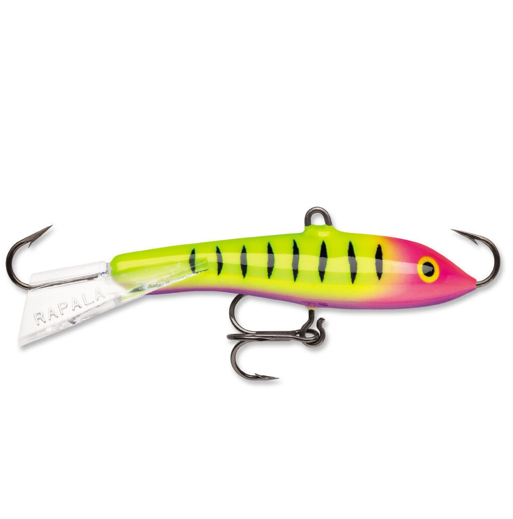 

Балансир Rapala Jigging Rap W07 HSP  см 18 гр, Розовый;желтый;черный, Jigging Rap