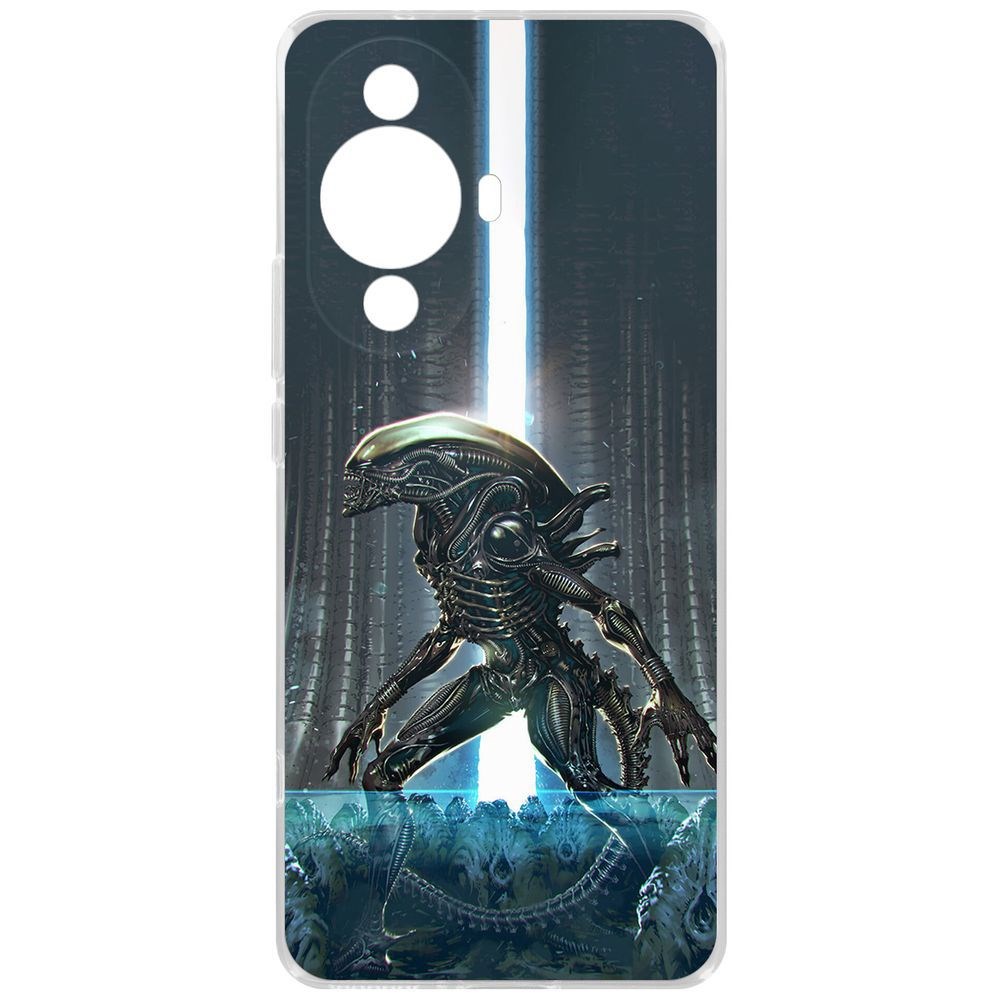 

Чехол-накладка Krutoff Clear Case Чужой. Тревога для Huawei Nova 11 Pro, Прозрачный