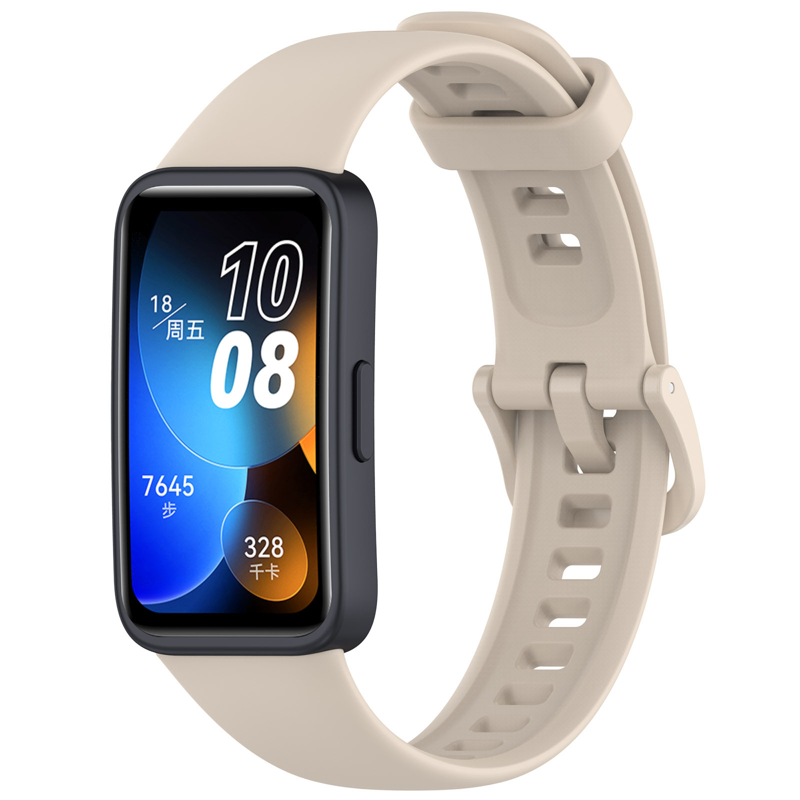 Силиконовый ремешок для Huawei Band 8, слоновая кость