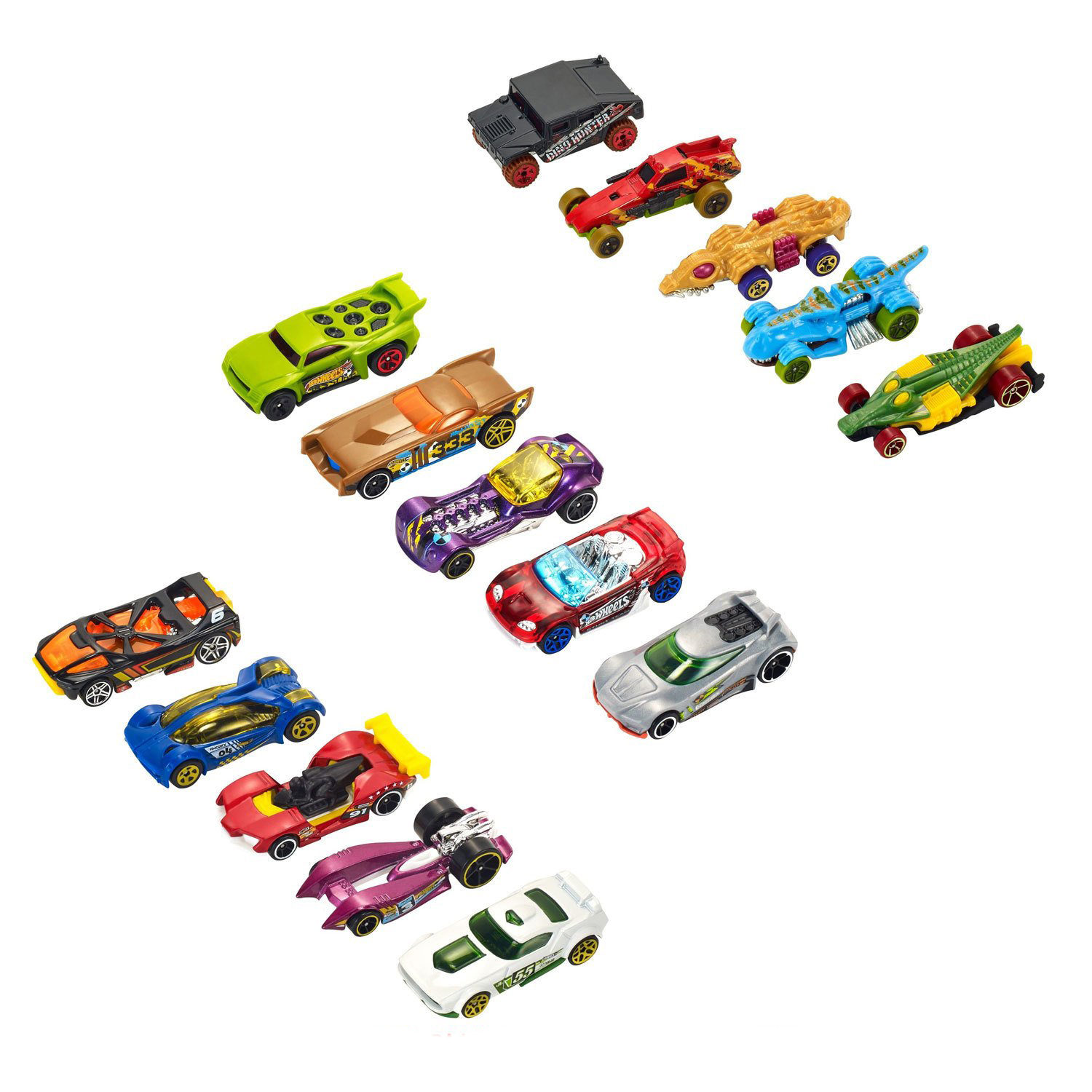 

Набор транспорта Hot Wheels Базовые машинки 5 шт в ассортименте, Разноцветный