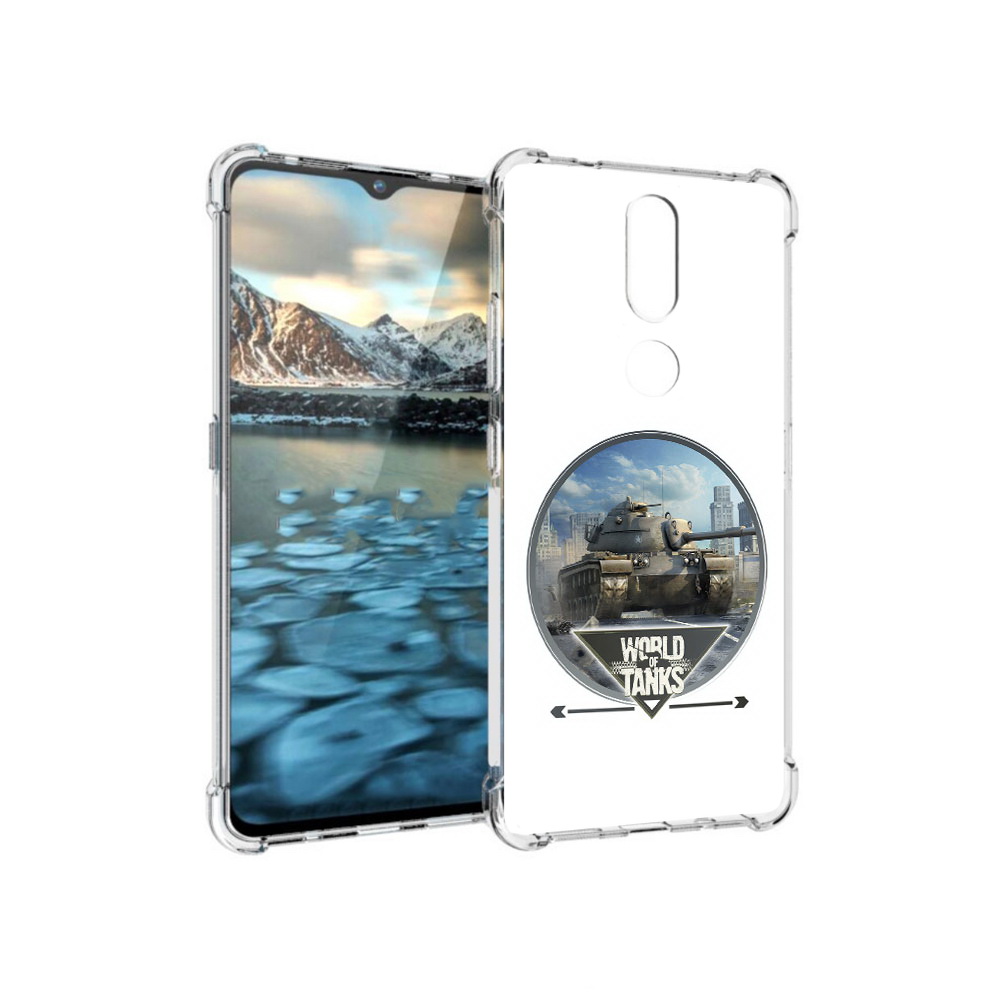 

Чехол MyPads Tocco для Nokia 2.4 Мир танков (PT227049.107.119), Прозрачный, Tocco