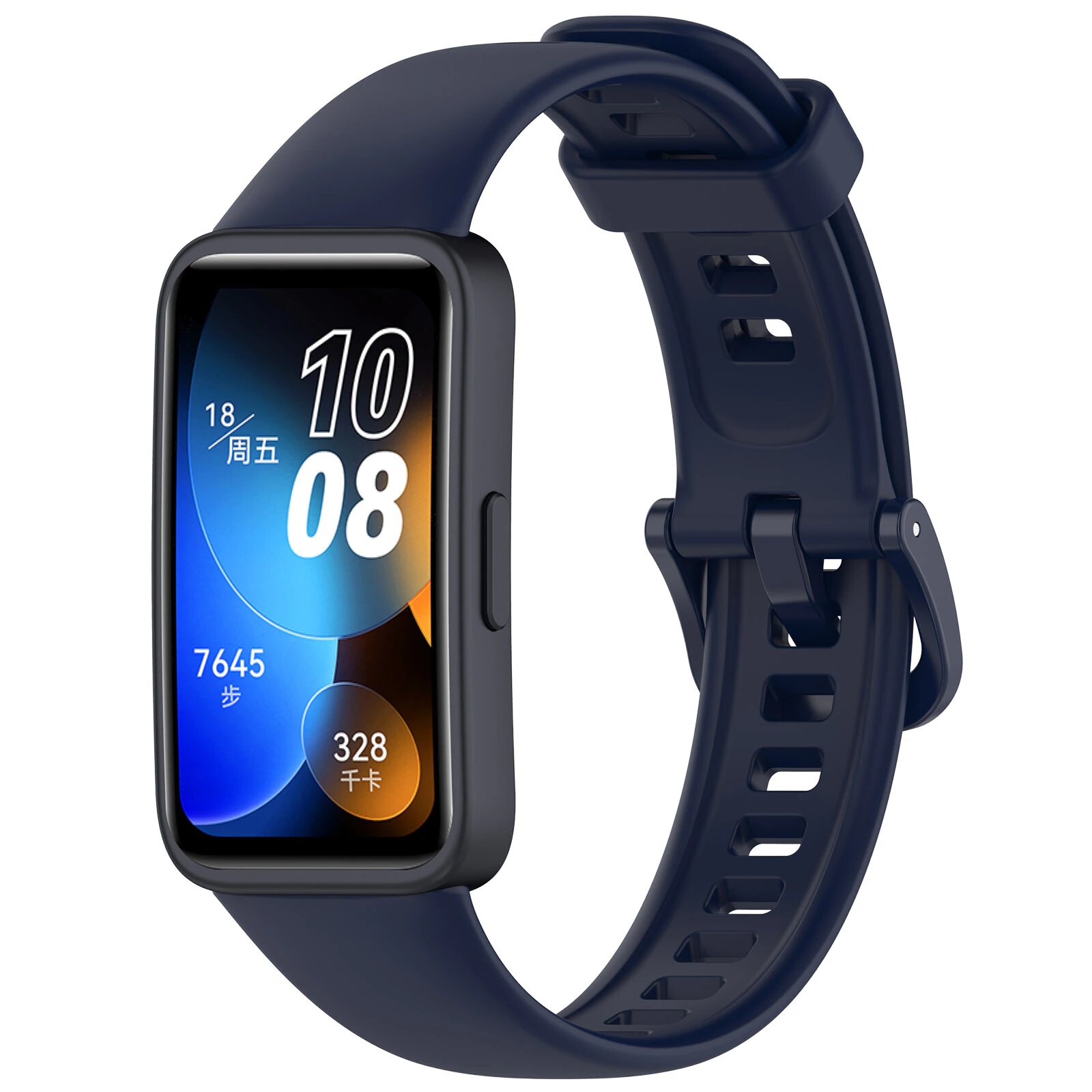 

Силиконовый ремешок для Huawei Band 8/9, темно синий