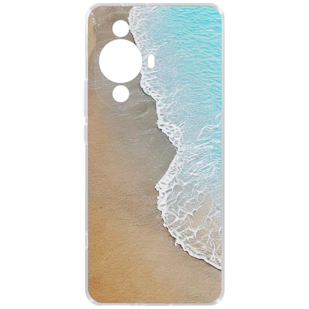 

Чехол-накладка Krutoff Clear Case Прибой для Huawei Nova 11 Pro, Прозрачный