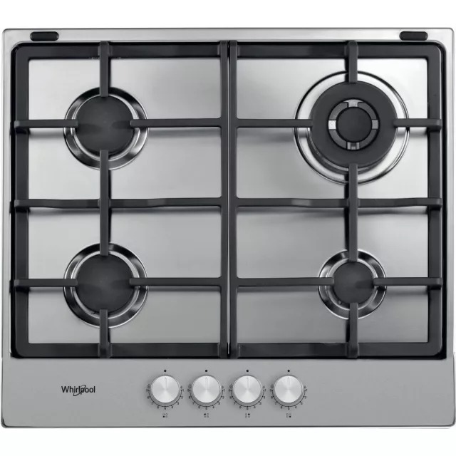 

Встраиваемая варочная панель газовая Whirlpool TGML 661 IX серебристый, TGML 661 IX