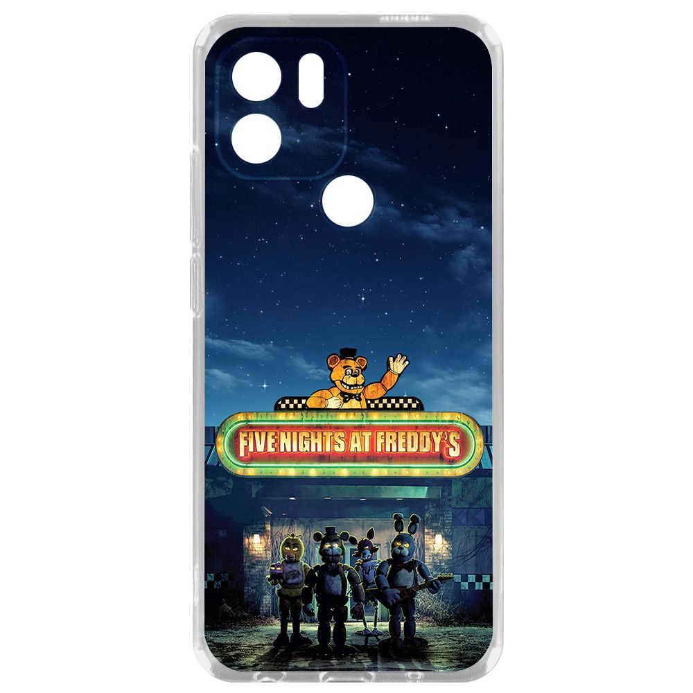 

Чехол-накладка Krutoff Clear Case ФНАФ - Банда вместе для Xiaomi Redmi A1+, Прозрачный