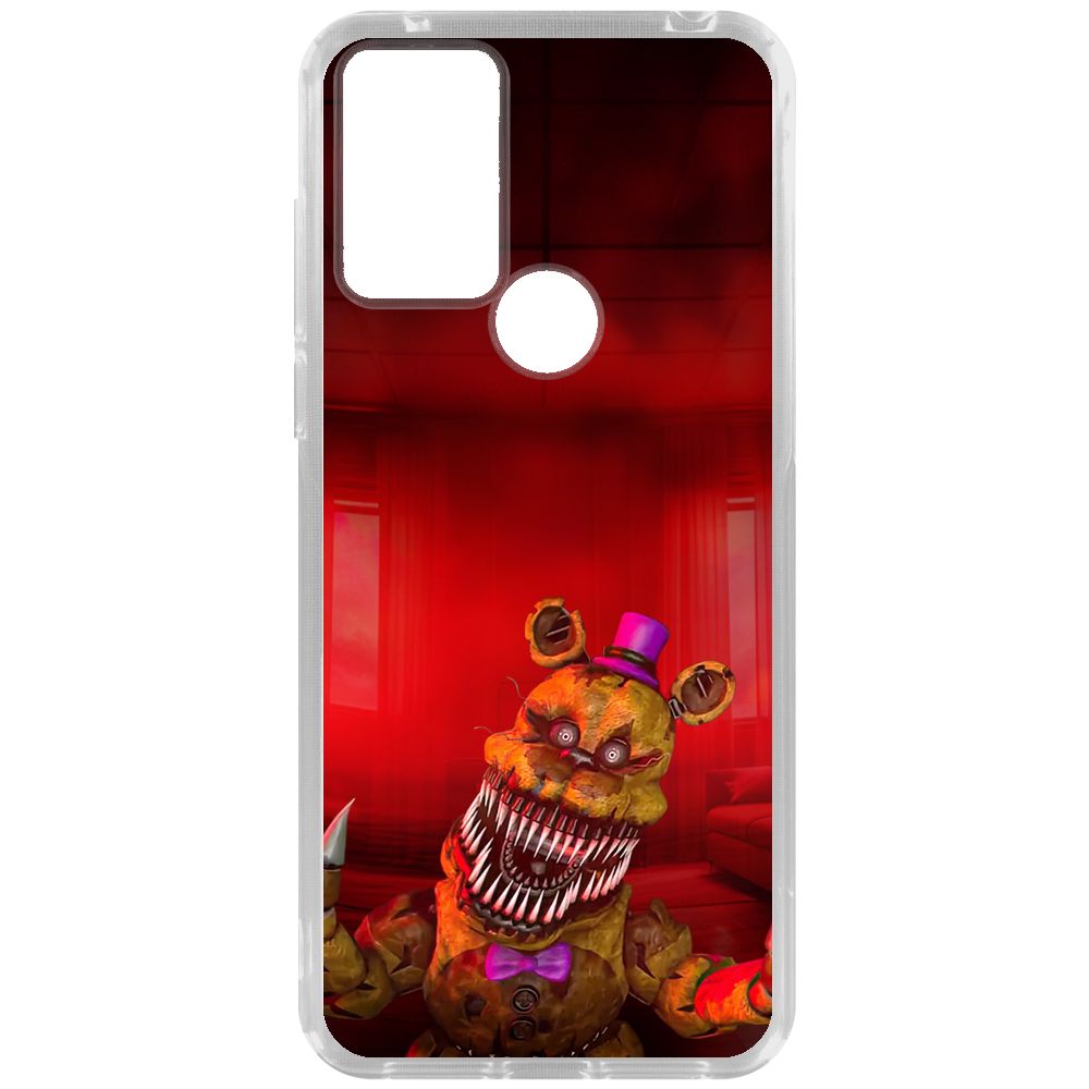 Чехол-накладка Krutoff Clear Case ФНАФ - Фредди атакует для TCL 30E