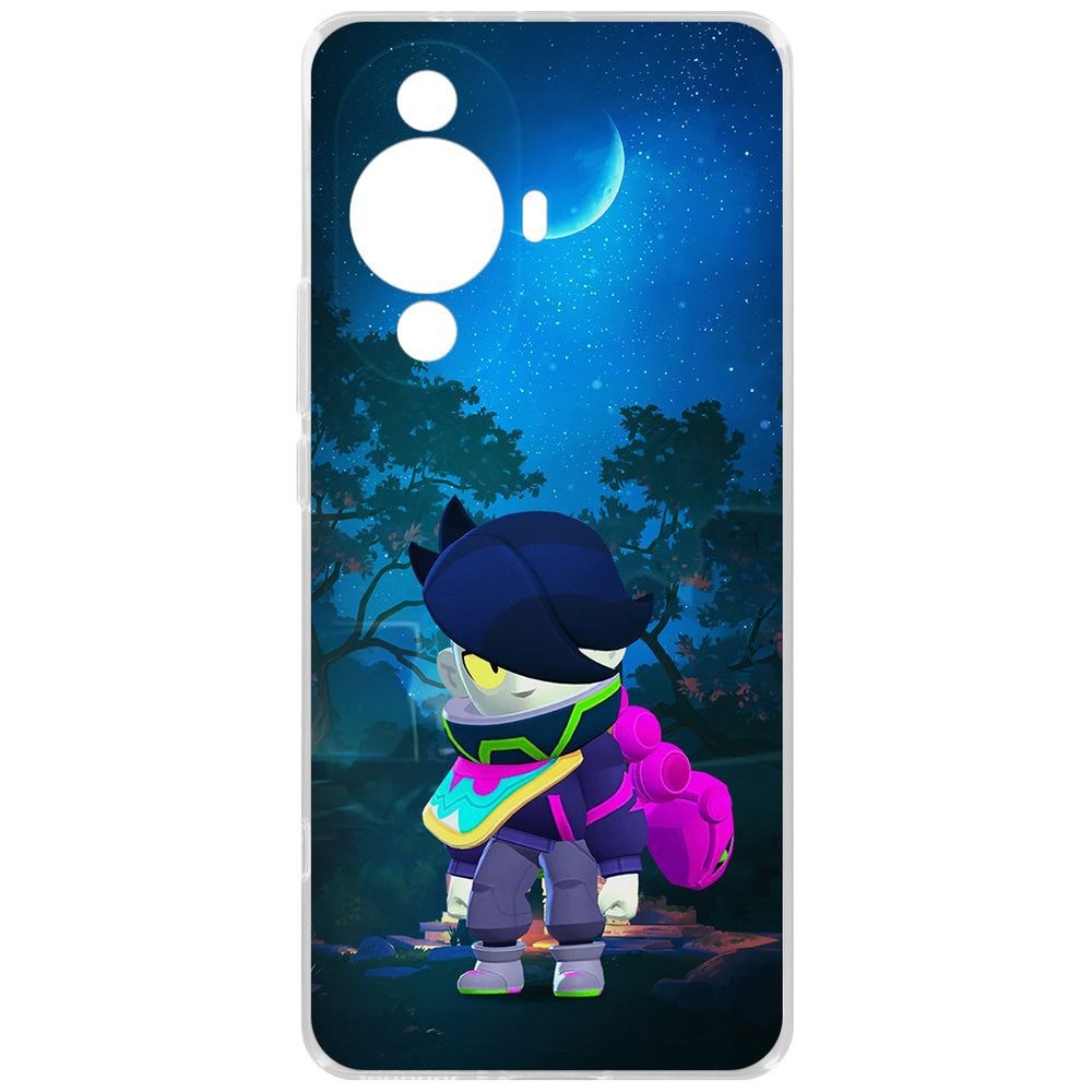 

Чехол-накладка Krutoff Clear Case Brawl Stars-Орочи Эдгар для Huawei Nova 11 Pro, Прозрачный