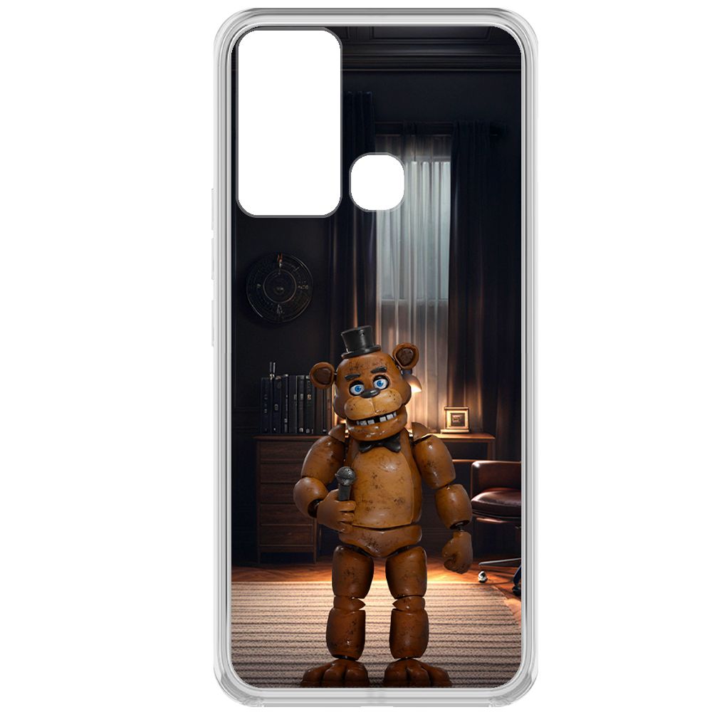 

Чехол-накладка Krutoff Clear Case ФНАФ - Медведь Фредди для INFINIX Hot 12i, Прозрачный