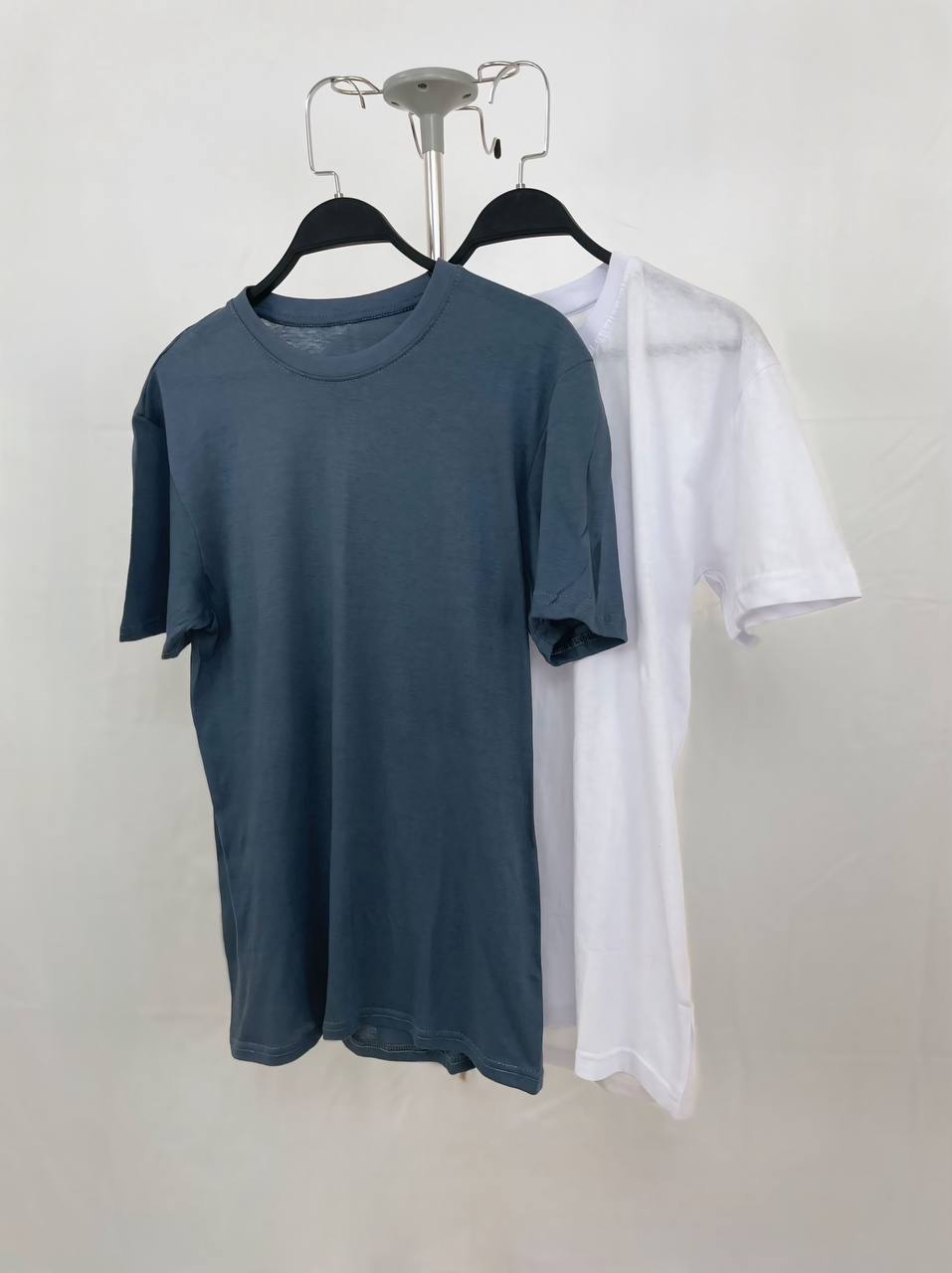 

Комплект футболок мужских, темно-серая, белая, 48, Серый, фмх2шт