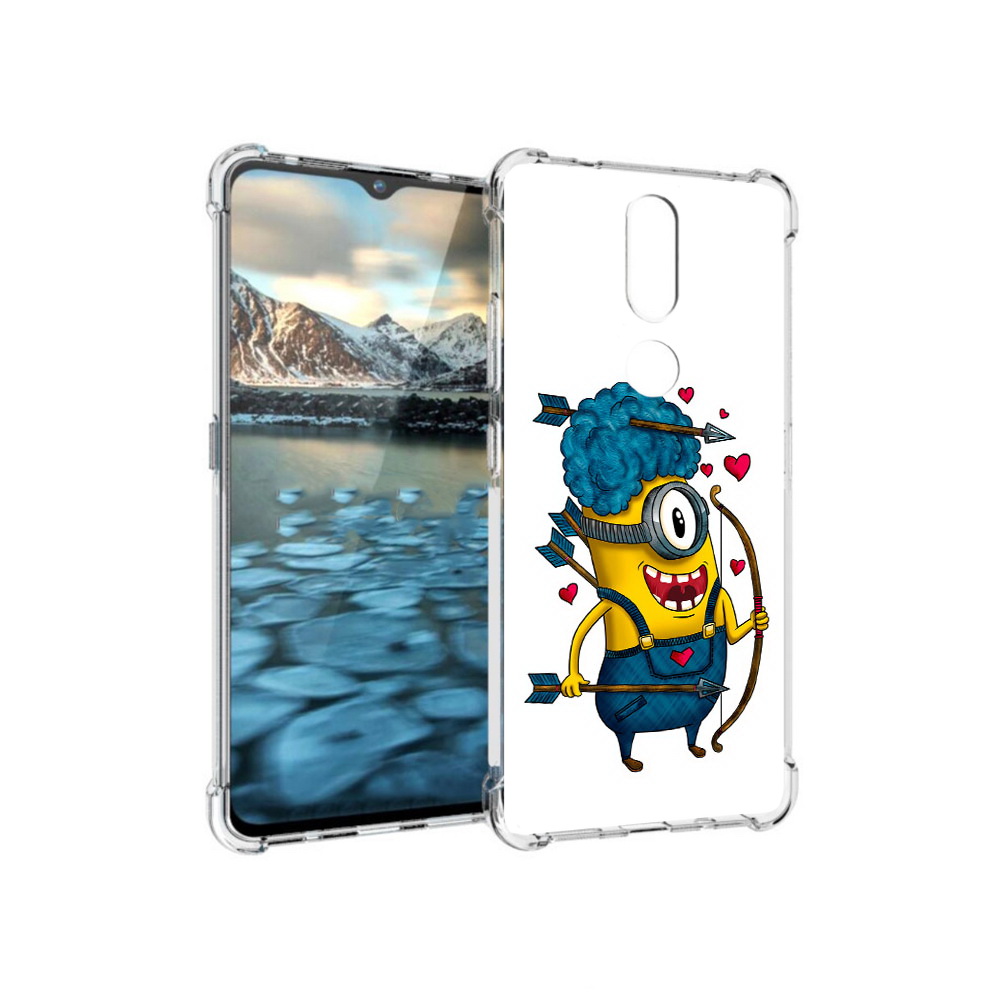 

Чехол MyPads Tocco для Nokia 2.4 Миньон купидон (PT227049.107.117), Прозрачный, Tocco