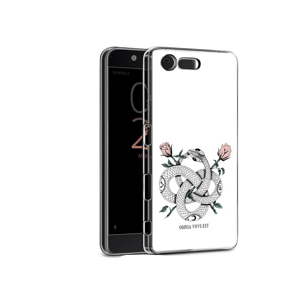 

Чехол MyPads Tocco для Sony Xperia X Compact нарисованная змея абстракция, Прозрачный, Tocco