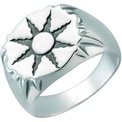 

Кольцо печатка из серебра р. 18 ALORIS Кольцо 2124, Кольцо 2124