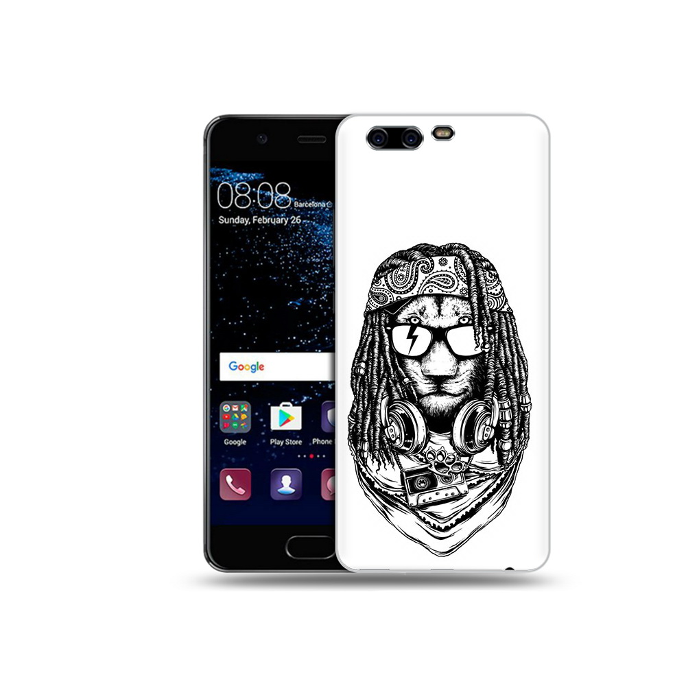 

Чехол MyPads Tocco для Huawei P10 Plus дреды льва (PT60941.40.338), Прозрачный, Tocco