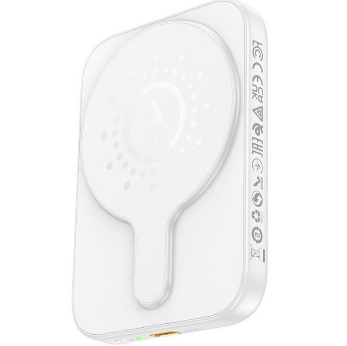 

Внешний аккумулятор HOCO J117 Esteem, 5000mAh, MagSafe, белый, J117