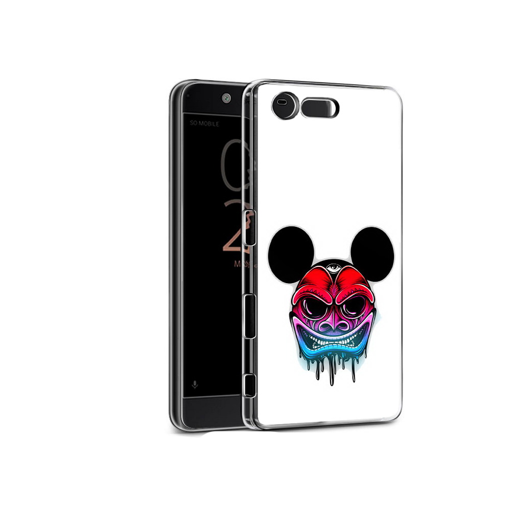 

Чехол MyPads Tocco для Sony Xperia X Compact микки в маске (PT50548.245.473), Прозрачный, Tocco