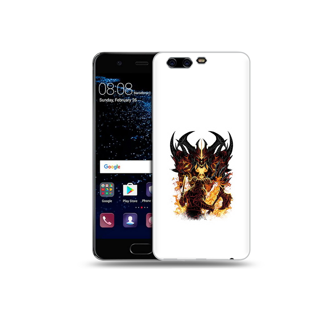 

Чехол MyPads Tocco для Huawei P10 Plus демон shadow fiend (PT60941.40.318), Прозрачный, Tocco