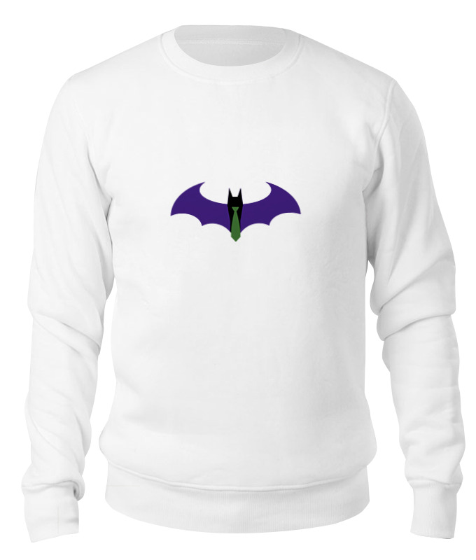 

Свитшот унисекс Printio Batman x joker белый XL, Batman x joker