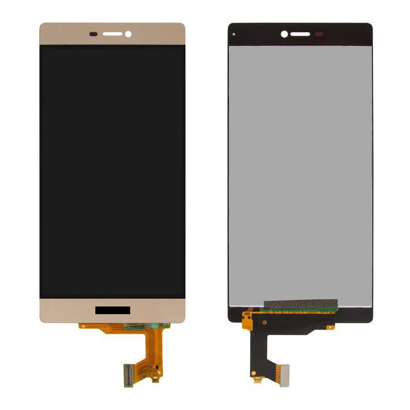 Дисплей с тачскрином для Huawei P8 золотистый
