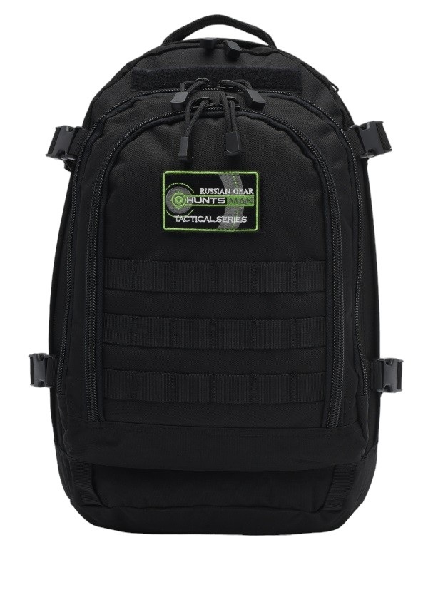 

Рюкзак Huntsman тактический RU 051 Оксфорд 40 л чёрный, Черный, RU051