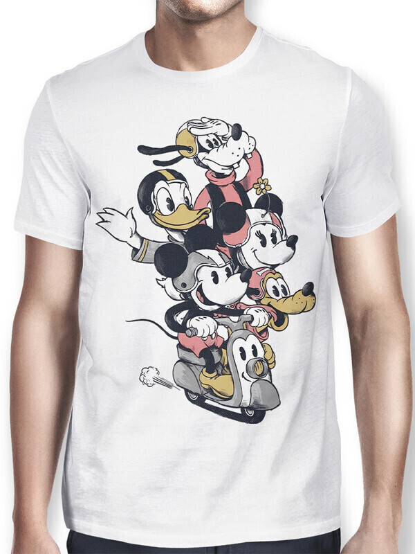 

Футболка мужская Dream Shirts Любимые мультфильмы 10010292 белая XL, Любимые мультфильмы 10010292