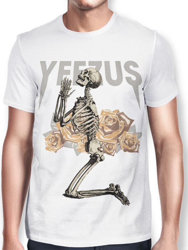 

Футболка мужская Dream Shirts Канье Уэст 10010282 белая XL, Канье Уэст 10010282