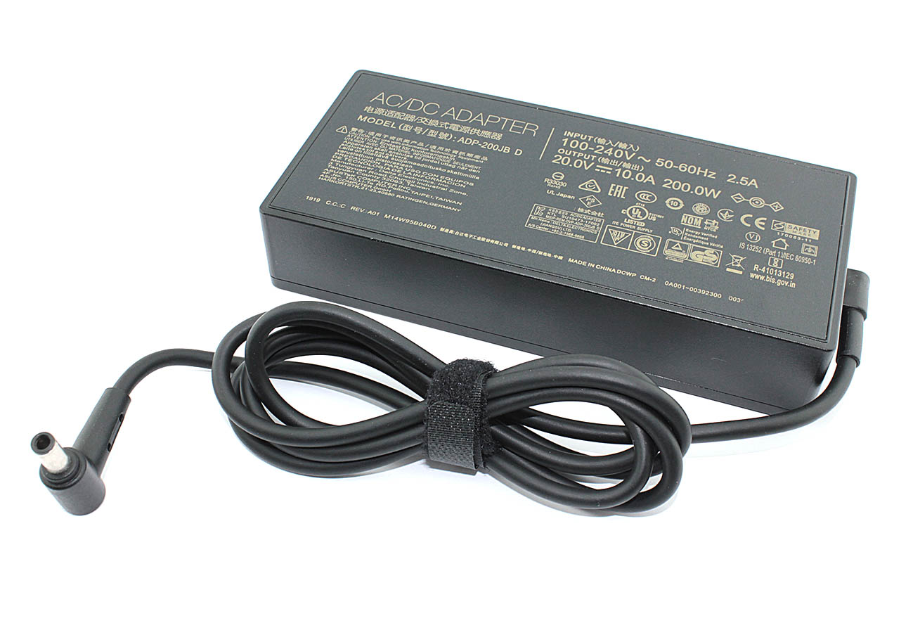 

Блок питания для ноутбуков Asus 20V 10A 200W 6.0*3.7mm, Черный