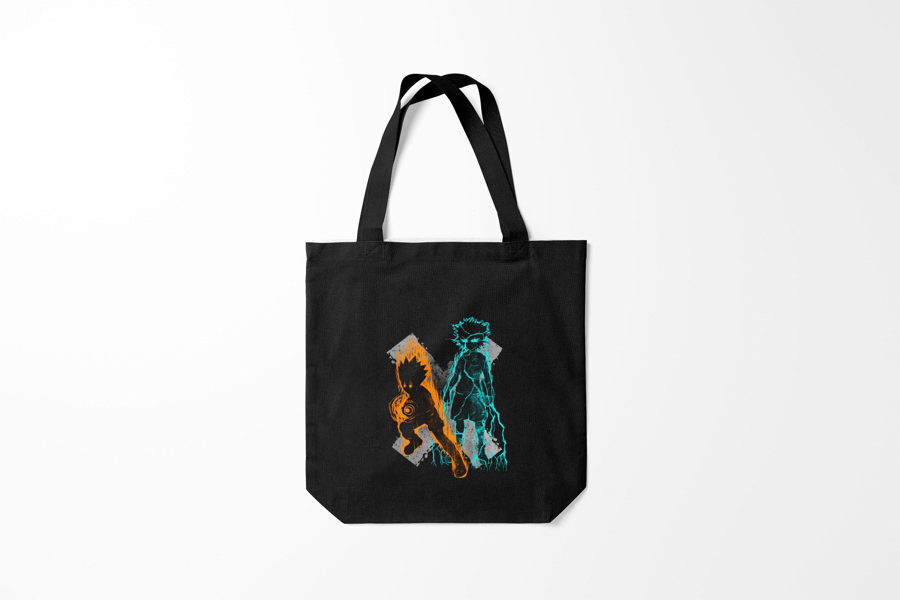 

Сумка шoппер унисекс Burnettie Logo Hunter с персонажами, черный, Logo Hunter с персонажами