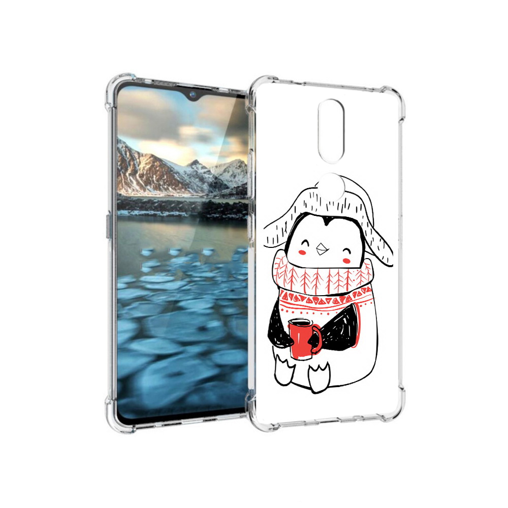 

Чехол MyPads Tocco для Nokia 2.4 Милый пингвин (PT227049.107.115), Прозрачный, Tocco