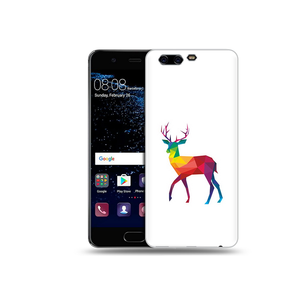 

Чехол MyPads Tocco для Huawei P10 Plus геометрический олень (PT60941.40.286), Прозрачный, Tocco