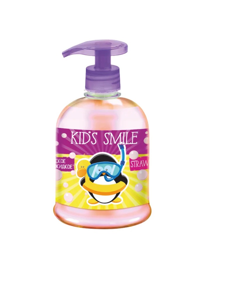 Мыло жидкое Romax Детское Kids Smile, Клубника, 500г седло велосипедное ventura smile child детское 210х149мм эластомерное с крепежом 12 16 желтое 5 251291