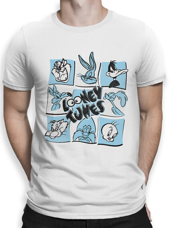 

Футболка мужская Dream Shirts Любимые мультфильмы 10010252 белая M, Любимые мультфильмы 10010252
