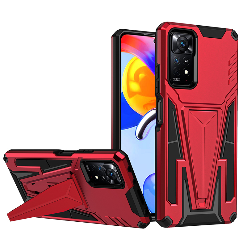 фото Чехол rack case для xiaomi redmi note 11 pro (красный) black panther