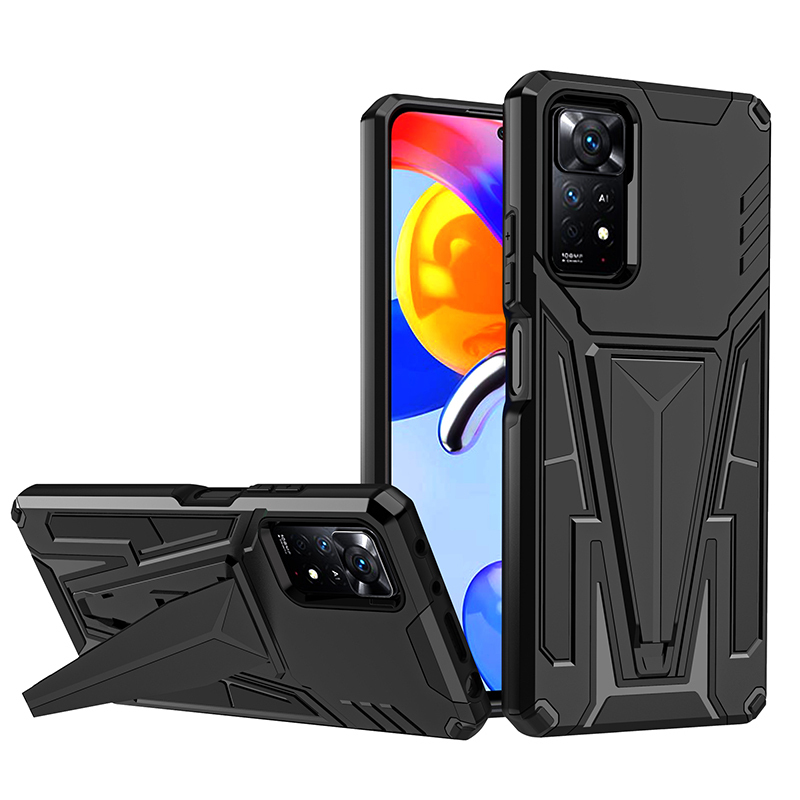 фото Чехол rack case для xiaomi redmi note 11 pro, черный black panther