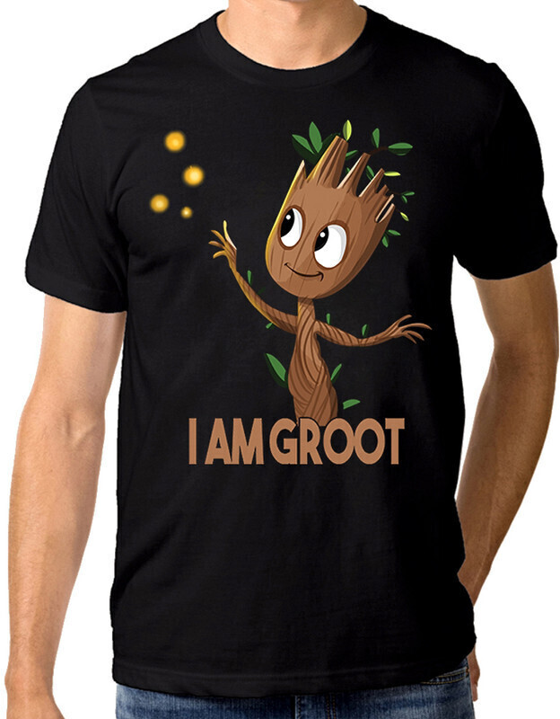 

Футболка мужская Dream Shirts Грут 10010232 черная M, Грут 10010232