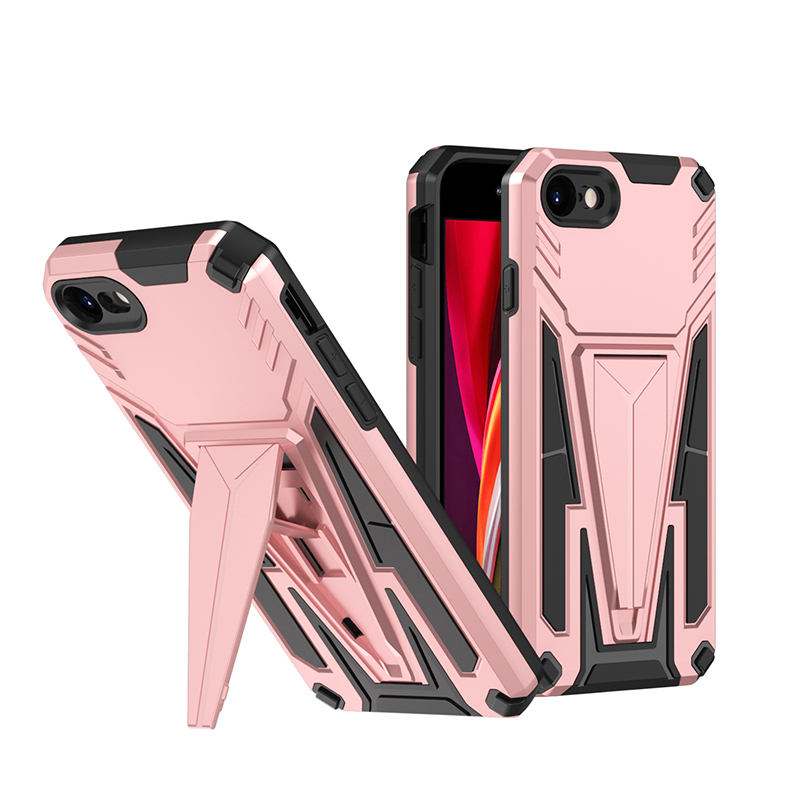 фото Чехол rack case для iphone se 2020 / se 2022 (rose gold) black panther