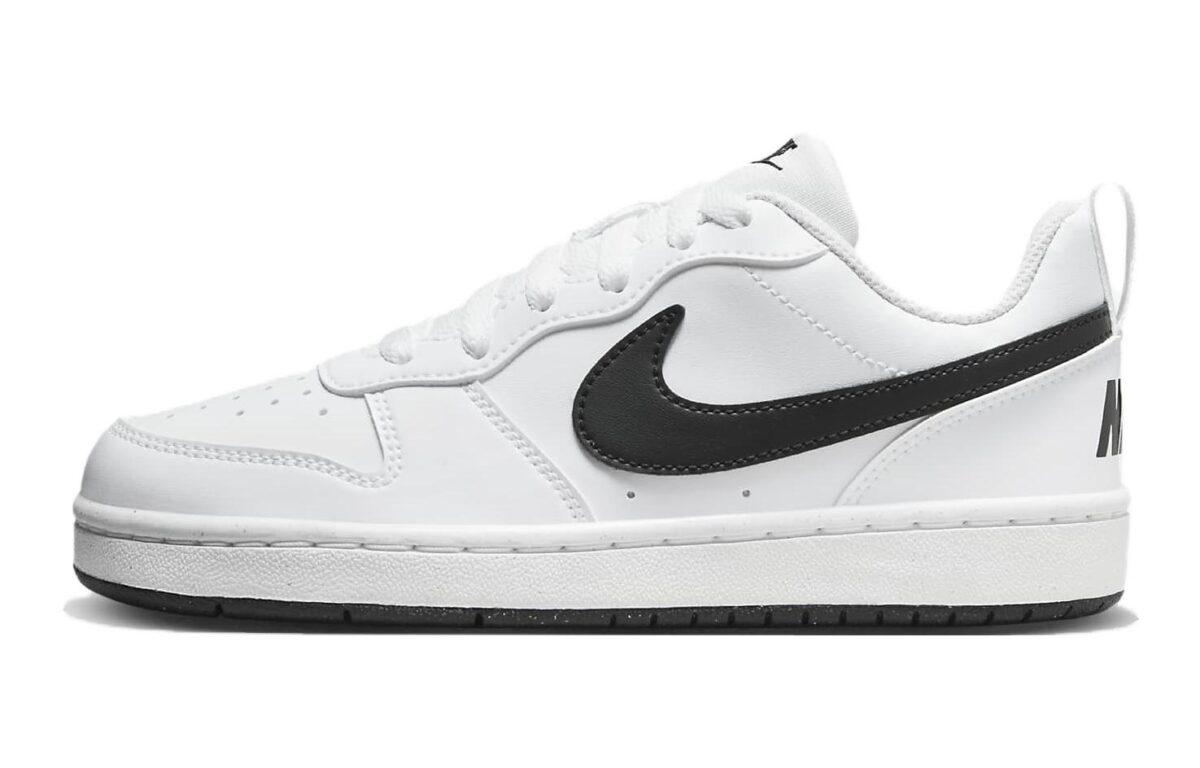 

Кеды унисекс Nike Court Borough GS белые 38.5 EU, Белый, Court Borough GS