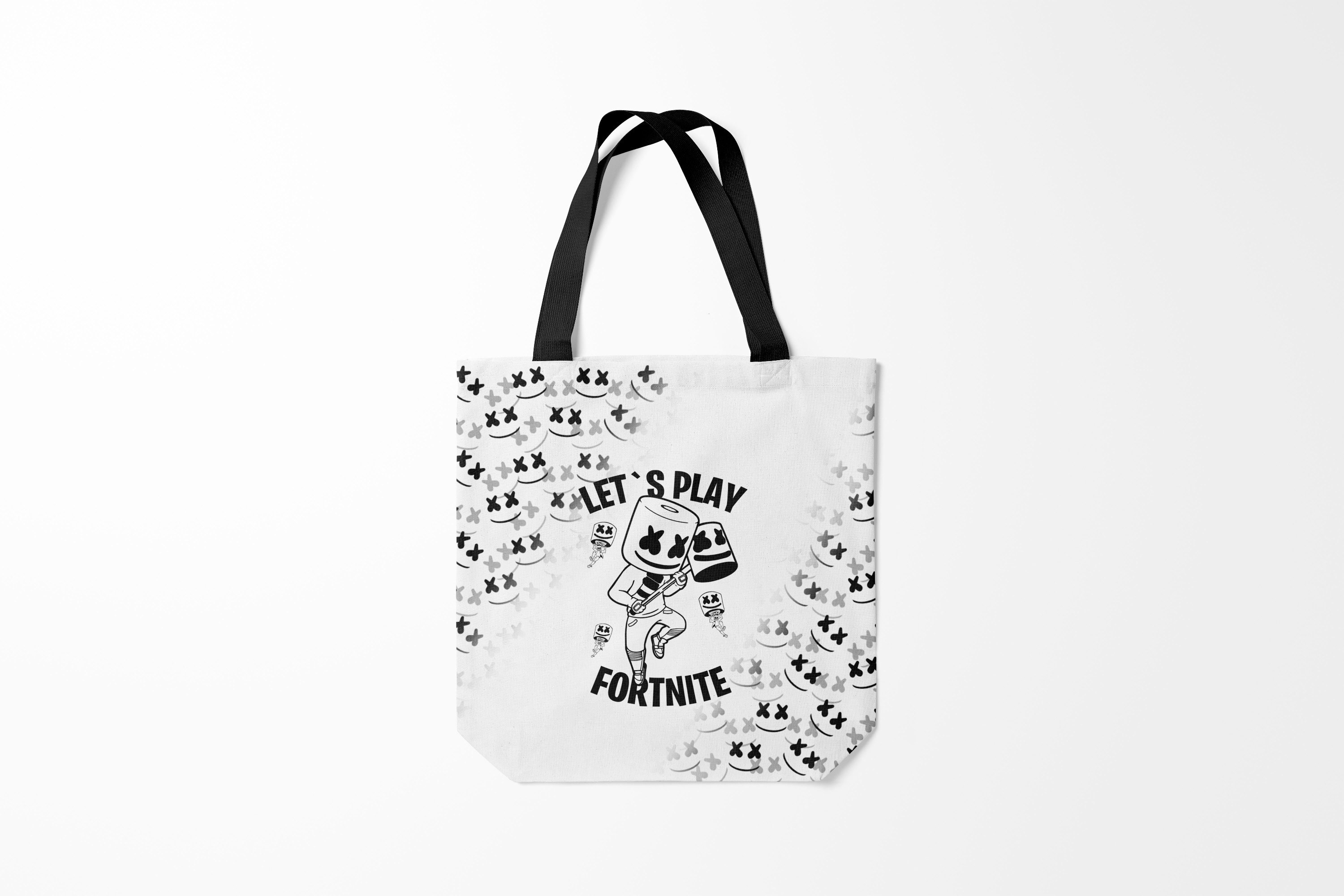 

Сумка шoппер унисекс Burnettie Fortnite x MARSHMELLO, разноцветный, Fortnite x MARSHMELLO