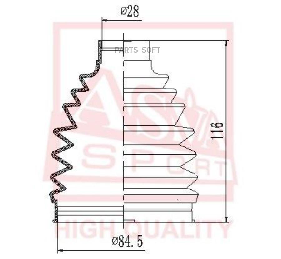 

Пыльник Шруса Наружный 29x113x88 (Комплект Без Сма ASVA арт. ASBTCX7