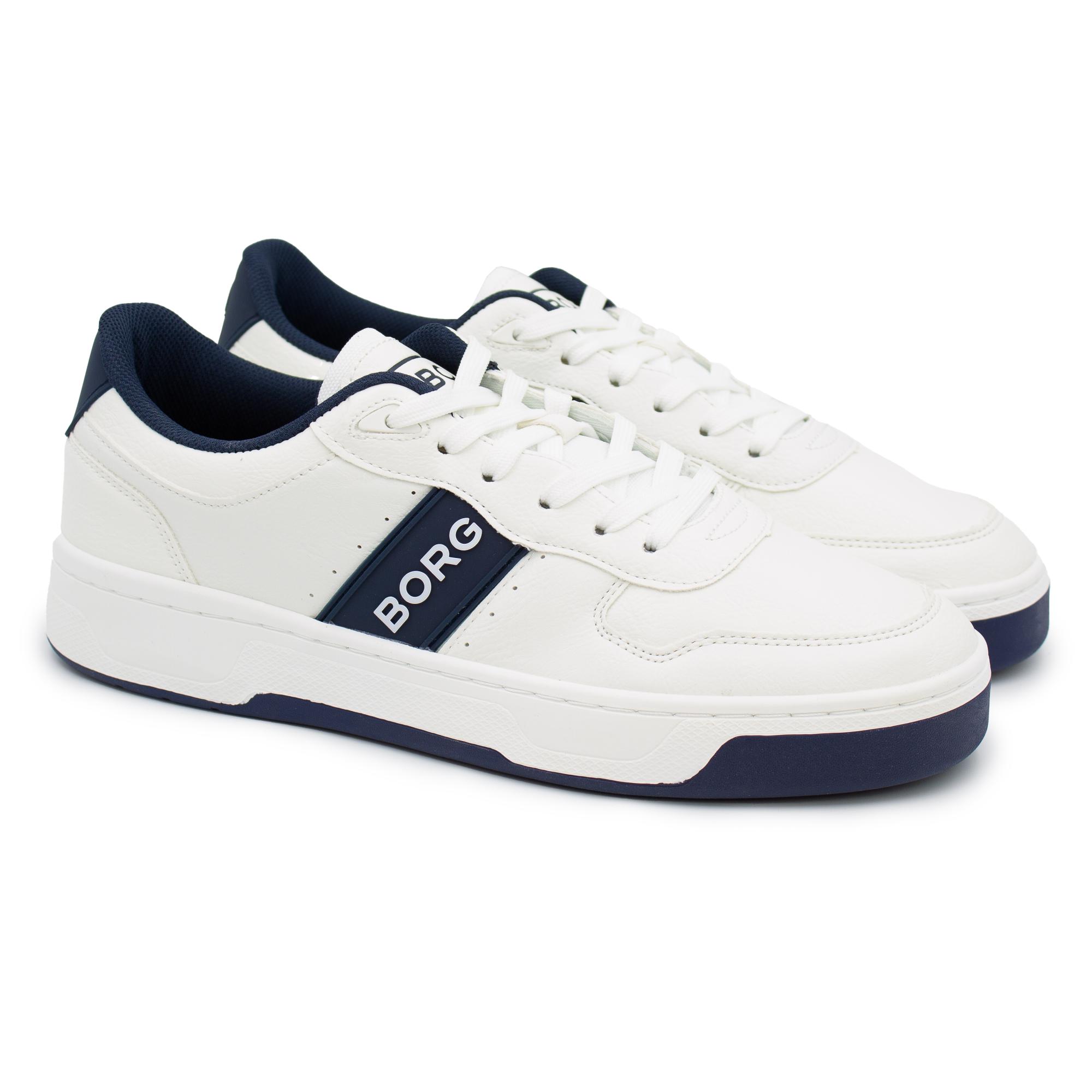 

Кеды мужские Bjorn Borg 23126095 белые 44 EU, Белый, 23126095